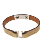Hermes Mini Rival Leather Bracelet Gold T2 — view 7