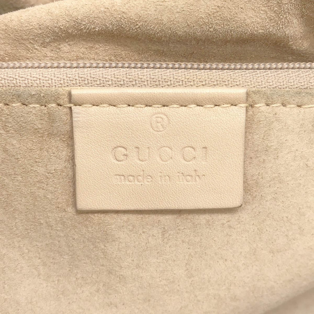 Gucci Leather Tote Beige — view 5
