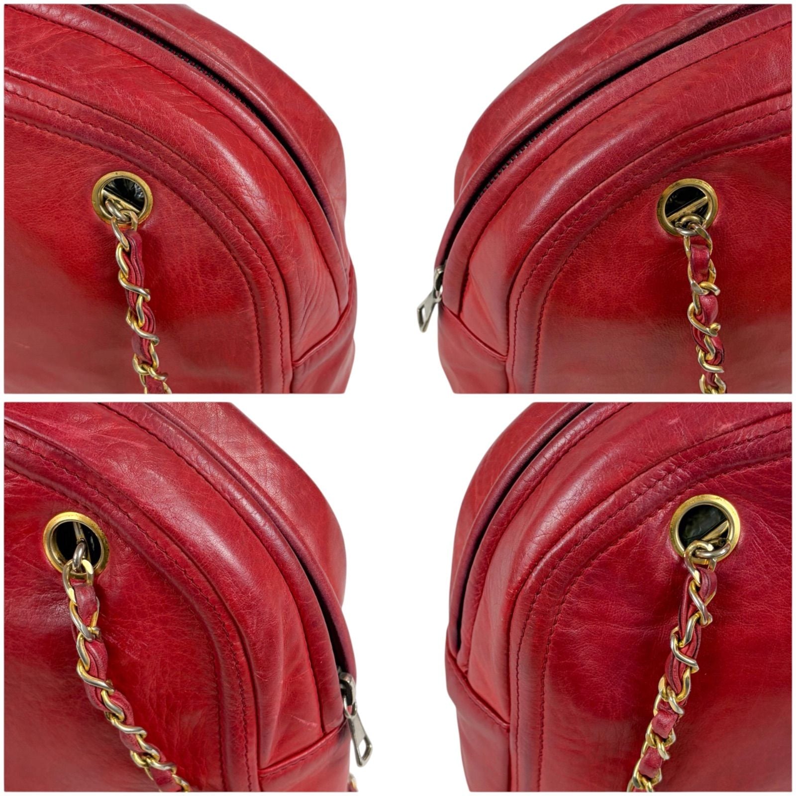 Chanel Lamb Skin Chain Shoulder Bag Lambskin Bag Tote — view 7