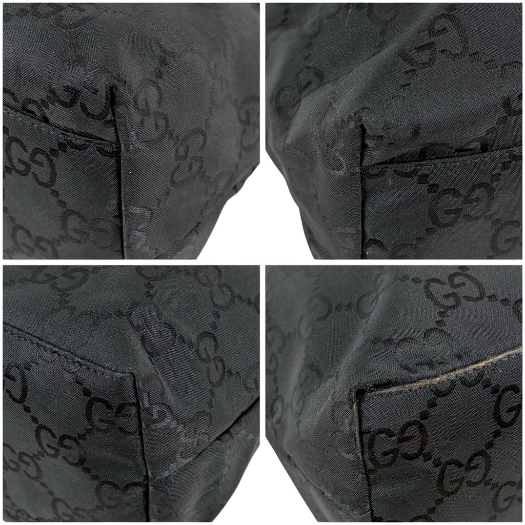 Gucci GG Canvas Hobo Black Shoulder — view 6