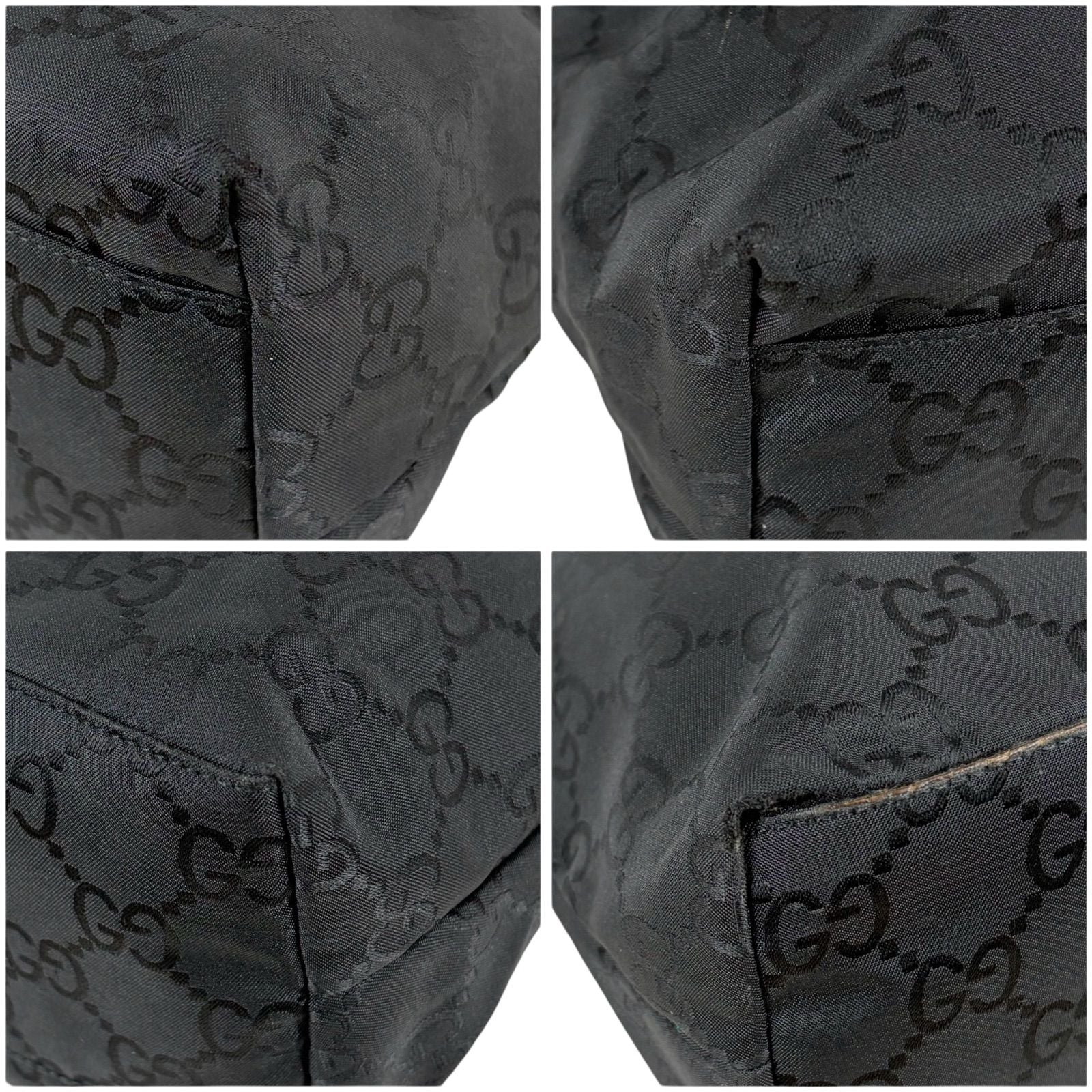 Gucci GG Canvas Hobo Black Shoulder — view 6