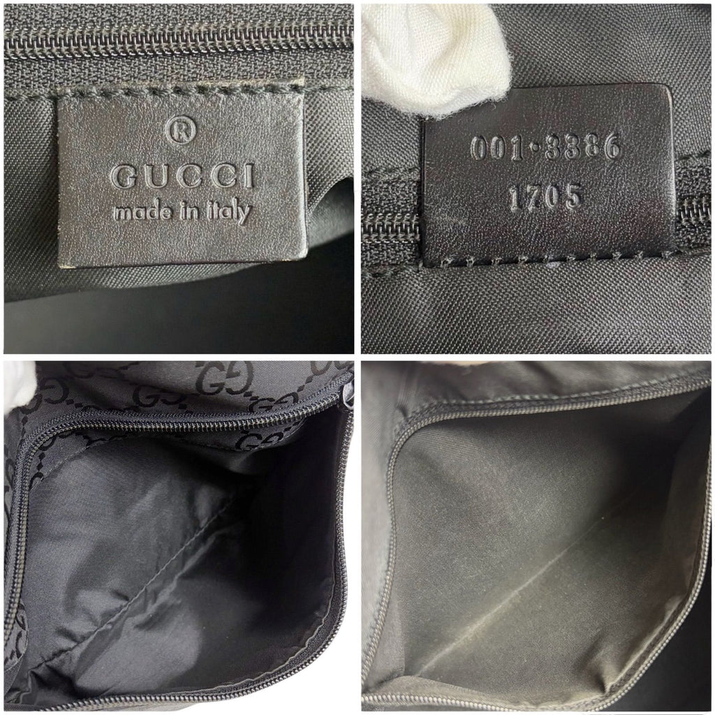 Gucci GG Canvas Hobo Black Shoulder — view 8