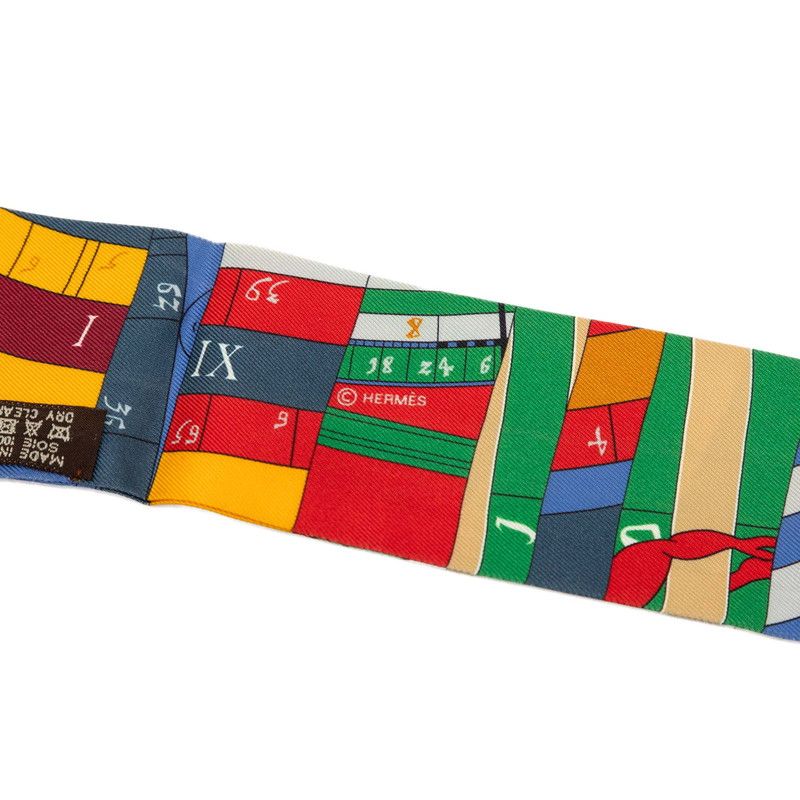 Hermes Twilly Astrologie Nouvelle New Astrology Scarf Multicolor Silk — view 3
