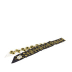 Hermes Twilly Galons Et Brandebourgs Scarf Black White Silk