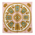 Hermes Carre 90 Saber Decoration Bag Poste Et Cavalerie Scarf Pink White Silk