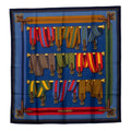 Hermes Carre 90 les Sangles Scarf Silk