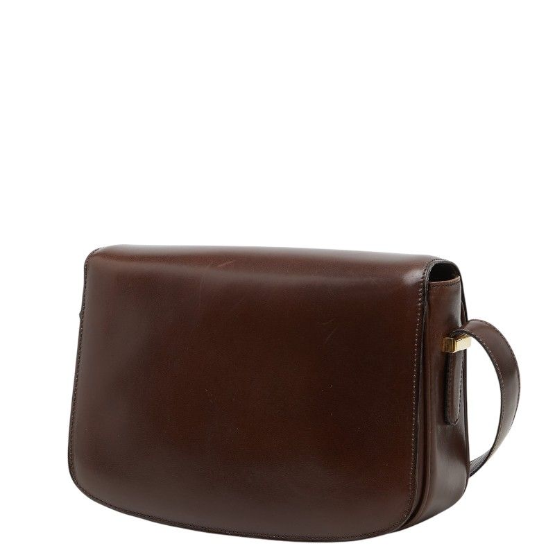 Celine Crossbody Shoulder Bag Brown Leather — view 2