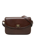Celine Crossbody Shoulder Bag Brown Leather