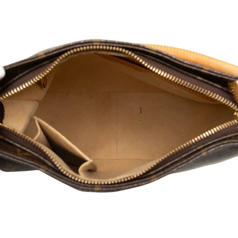 Louis Vuitton Monogram Looping MM Shoulder Bag Brown Leather — view 4