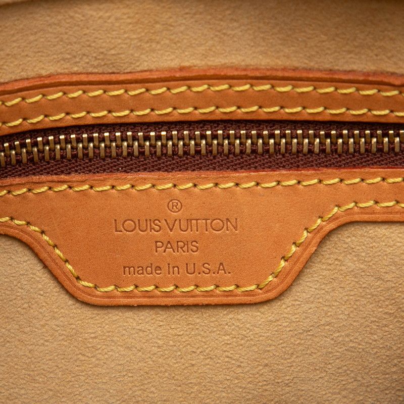 Louis Vuitton Monogram Looping MM Shoulder Bag Brown Leather — view 5