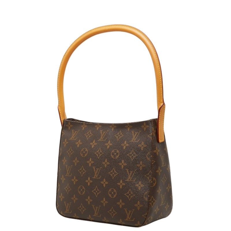 Louis Vuitton Monogram Looping MM Shoulder Bag Brown Leather — view 2
