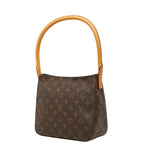 Louis Vuitton Monogram Looping MM Shoulder Bag Brown Leather — view 2