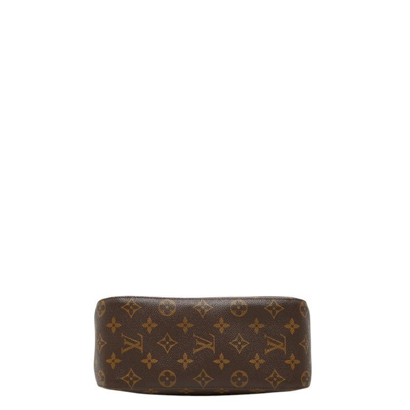 Louis Vuitton Monogram Looping MM Shoulder Bag Brown Leather — view 3