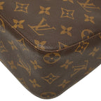 Louis Vuitton Monogram Looping MM Shoulder Bag Brown Leather — view 4