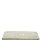Dior Caro Freesia Card Case Beige Leather — view 3