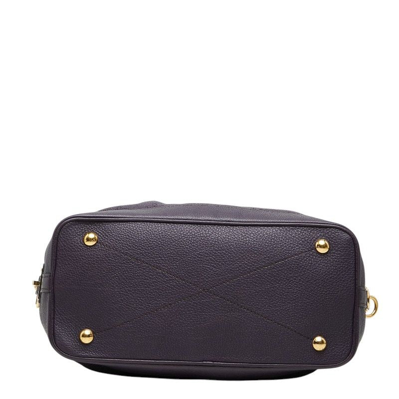 Louis Vuitton Monogram Mahina Stella PM 2-Way Shoulder Bag Purple Leather — view 3