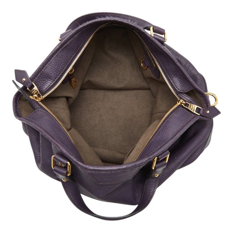 Louis Vuitton Monogram Mahina Stella PM 2-Way Shoulder Bag Purple Leather — view 8