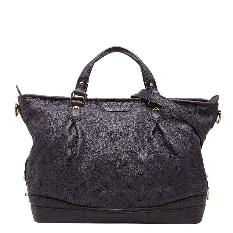 Louis Vuitton Monogram Mahina Stella PM 2-Way Shoulder Bag Purple Leather
