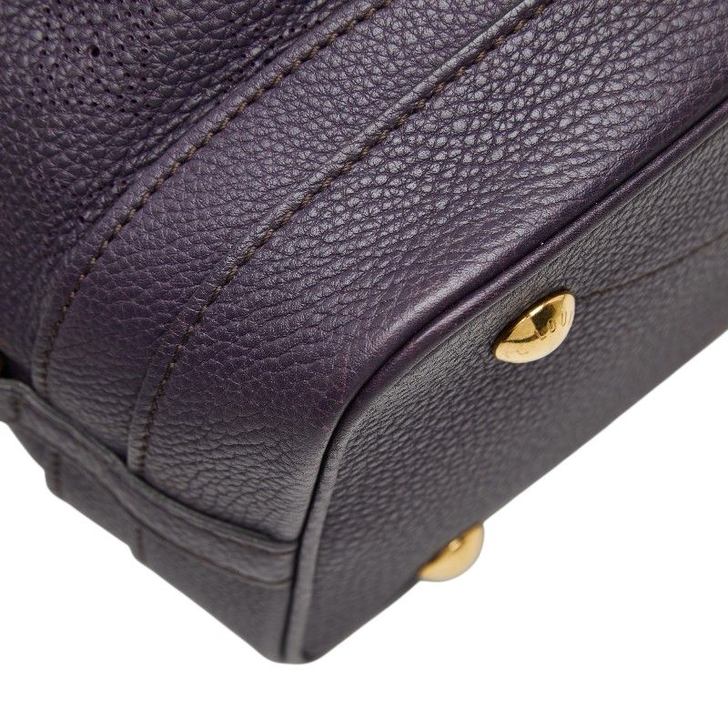 Louis Vuitton Monogram Mahina Stella PM 2-Way Shoulder Bag Purple Leather — view 7