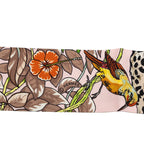 Hermes Twilly Jungle Love Scarf New Tag Leopard Pink Brown Silk — view 3