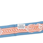 Hermes Twilly Bride de Cour Scarf New Tag Blue Pink Silk — view 4