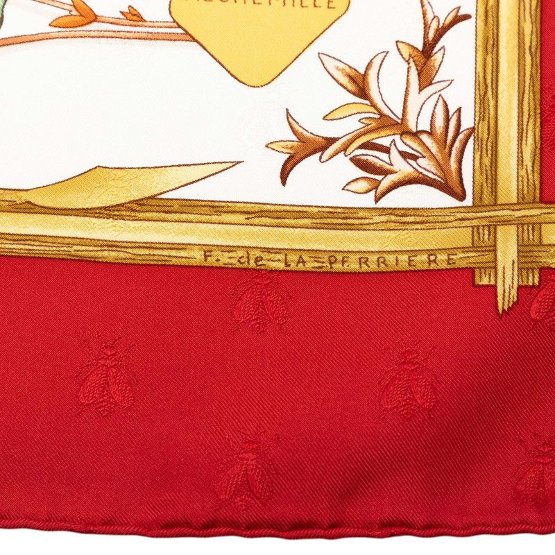 Hermes Carre 90 Harbier de Gavarnie Pressed Flowers From the Cirque de Cavarnie — view 5