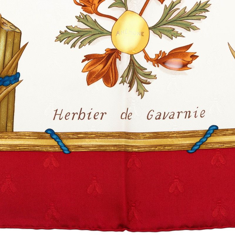 Hermes Carre 90 Harbier de Gavarnie Pressed Flowers From the Cirque de Cavarnie — view 4