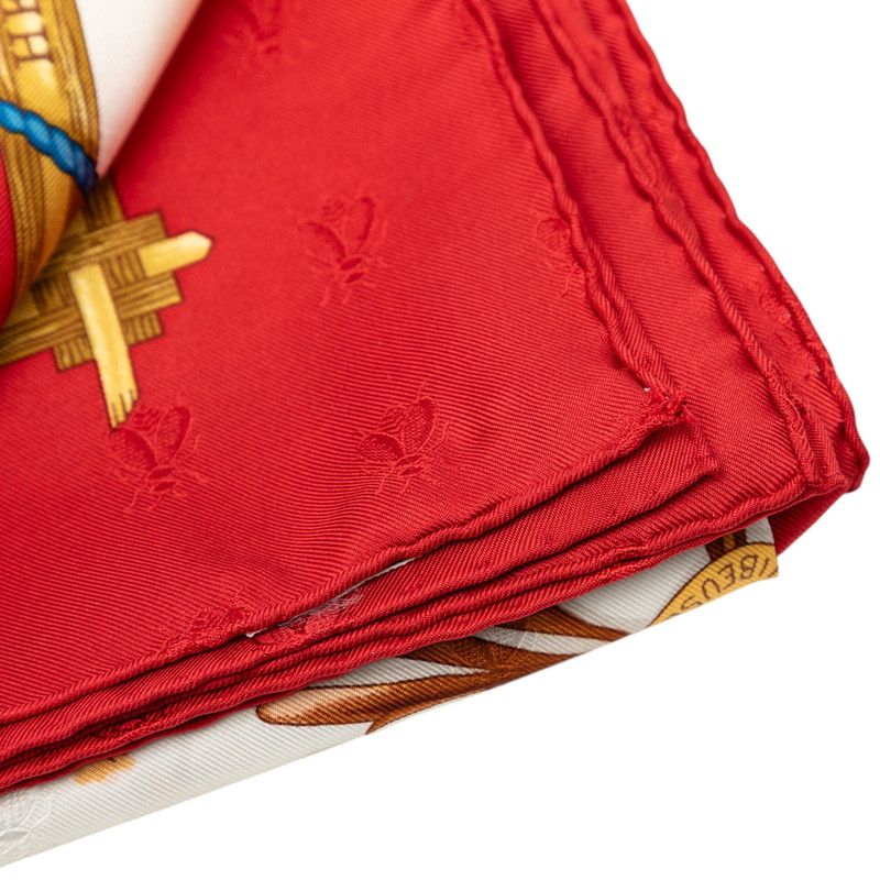 Hermes Carre 90 Harbier de Gavarnie Pressed Flowers From the Cirque de Cavarnie — view 6