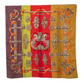 Hermes Carre 60 Ironwork Ferronnerie Scarf Multicolor Silk