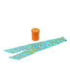 Hermes Twilly Rencontre Oceane Atlantic Encounters Scarf Blue Light Silk — view 5