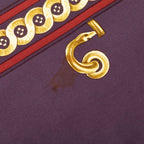 Hermes Carre 90 Bride de Cour Scarf Purple Silk — view 6