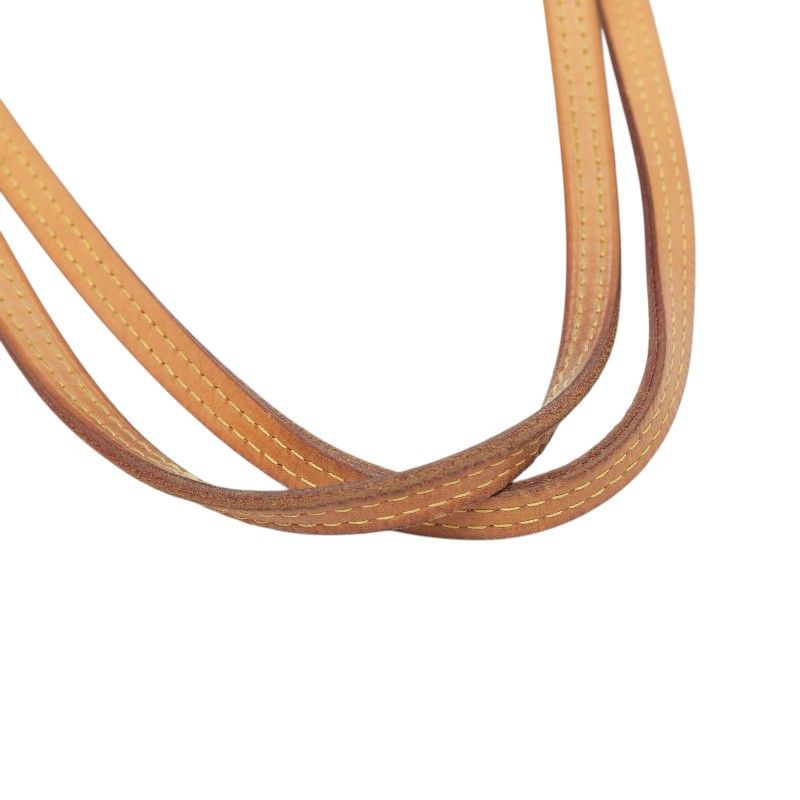 Louis Vuitton Monogram Neverfull MM Shoulder Bag Tote Brown Pink Leather — view 8