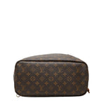 Louis Vuitton Monogram Neverfull MM Shoulder Bag Tote Brown Pink Leather — view 3