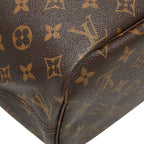 Louis Vuitton Monogram Neverfull MM Shoulder Bag Tote Brown Pink Leather — view 7