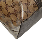 Gucci GG Crystal Interlocking 2-Way Shoulder Bag Brown Leather — view 7