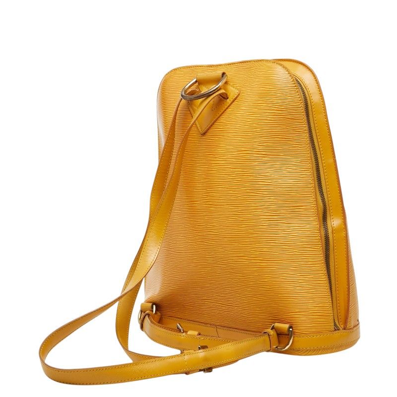 Louis Vuitton Epi Cobran Backpack Tassili Yellow Leather — view 2
