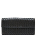 Bottega Veneta Intrecciato Wallet Brown Leather