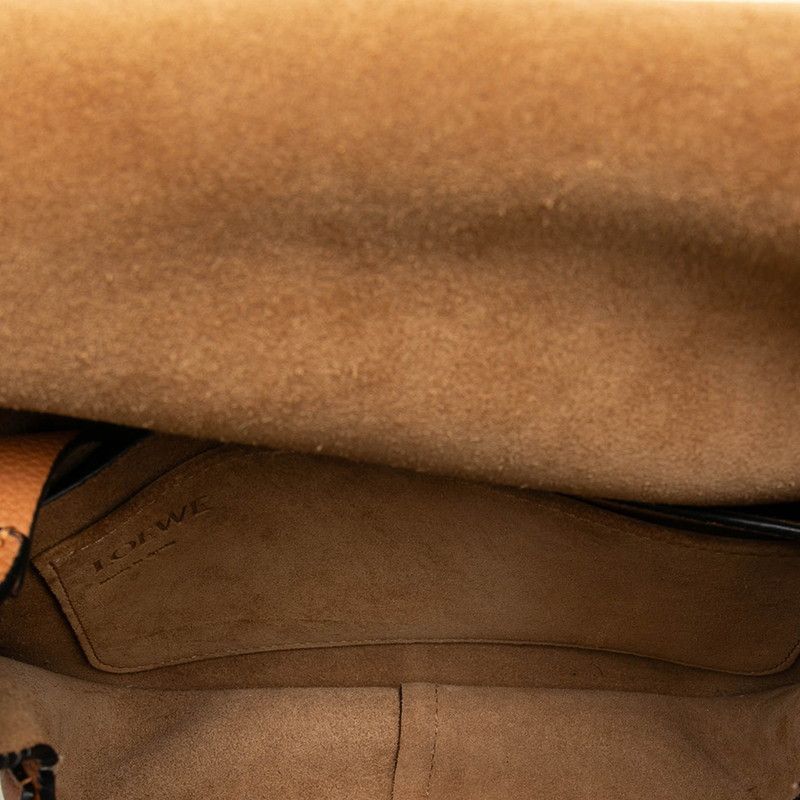 Loewe Anagram Gate Crossbody Shoulder Bag Brown Leather — view 4