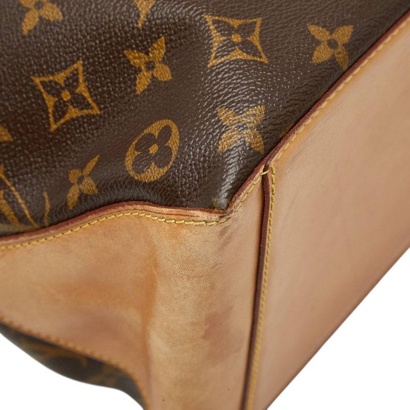 Louis Vuitton Monogram Cabas Alto Tote Shoulder Bag Brown Leather — view 5