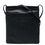 Loewe Anagram Crossbody Shoulder Bag Pochette Black Leather