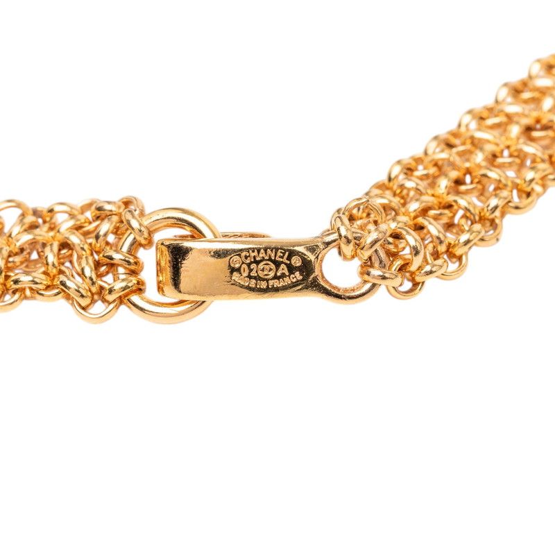 Chanel Chain Necklace Gold Plated — view 5