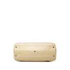 Fendi Peekaboo Large Shoulder Bag 2-Way White Ivory Enamel — view 3