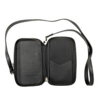 Louis Vuitton Monogram Eclipse Reverse Double Phone Pouch Shoulder Bag Noir — view 4