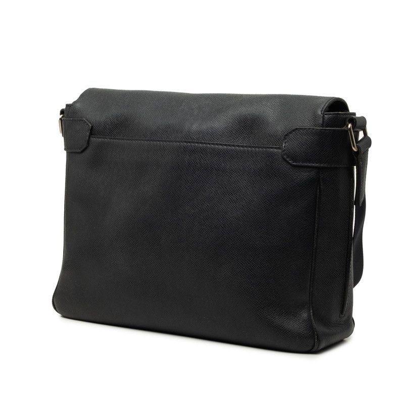 Louis Vuitton Taiga Roman MM Shoulder Bag Boreal Dark Navy Leather — view 2