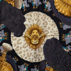Hermes Carre 90 Casques Et Plumets Scarf Multicolor Silk — view 3
