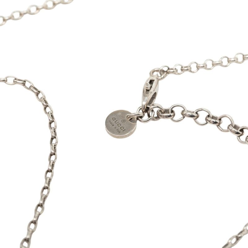 Gucci Interlocking Necklace Silver — view 5
