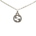 Gucci Interlocking Necklace Silver