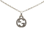 Gucci Interlocking Necklace Silver