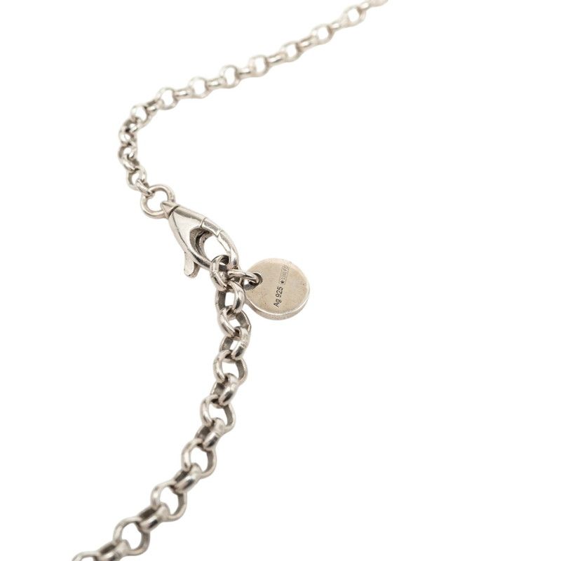 Gucci Interlocking Necklace Silver — view 4