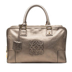 Loewe Anagram Amazona 36 Handbag Gold Leather